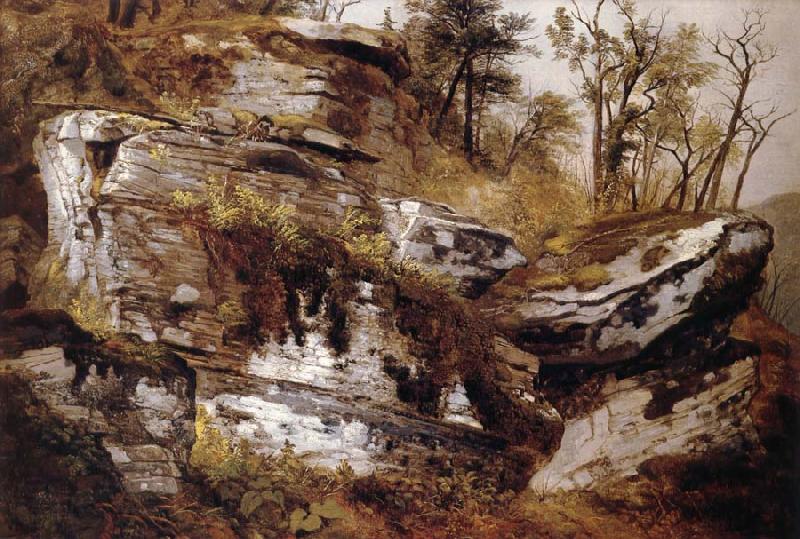 Asher Brown Durand Rocky Cliff France oil painting art